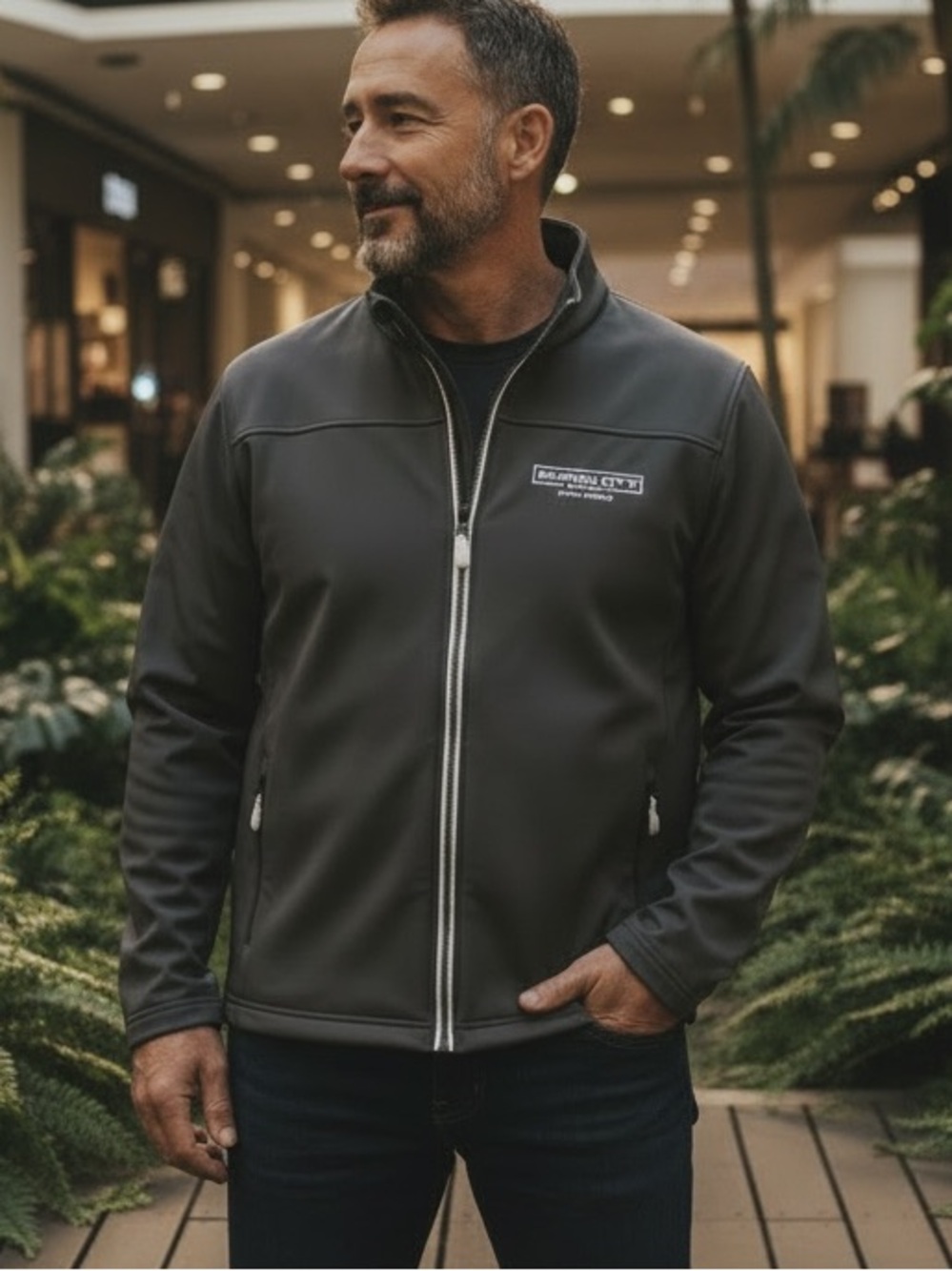 Clique Empire City Casino MGM XL Black Softshell Jacket